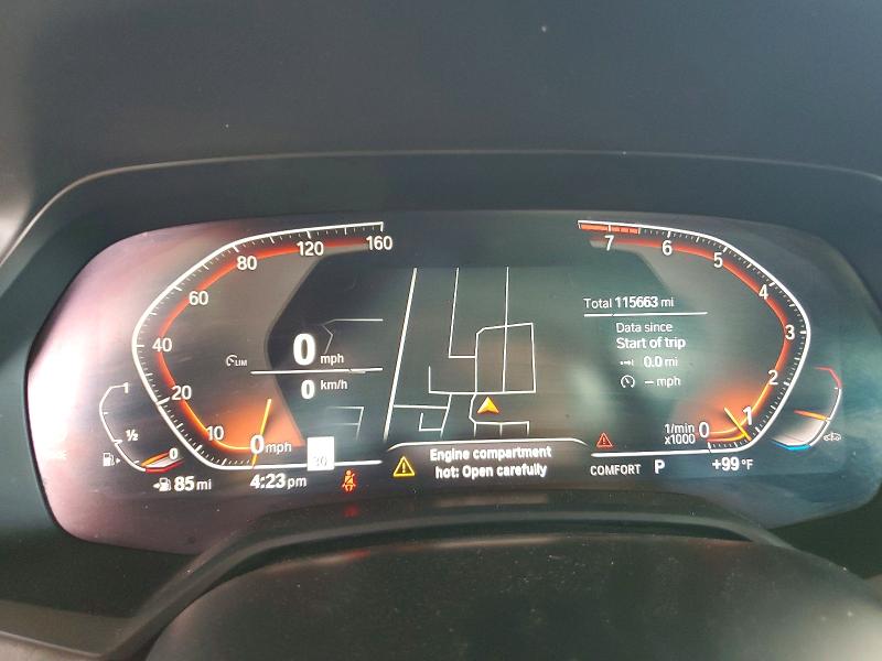 2019 BMW X5 VIN 5UXCR6C54KLK85122 COPART salvage auction — MINOR DENT/SCRATCHES, TX - CERTIFICATE OF TITLE (P), sold $17,800 on 2026-08-03 (photo 9)
