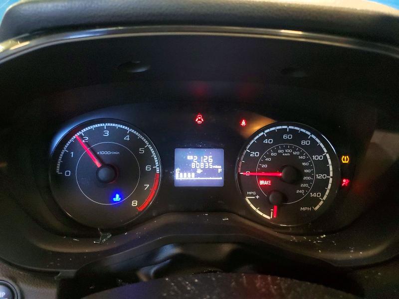 2018 Subaru Impreza VIN 4S3GTAA60J1725379 COPART salvage auction — ROOF, Mn - Cert Of Title-Salvage, sold $325 on 2026-08-25 (photo 9)