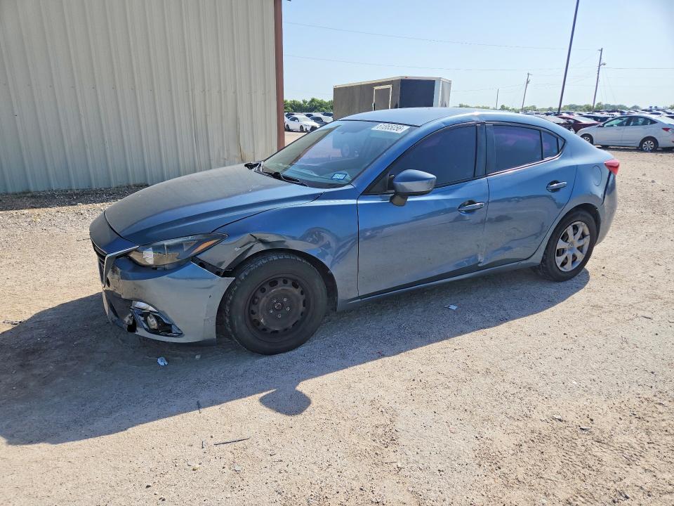 2014 Mazda 3 VIN JM1BM1U73E1211169 COPART salvage auction — FRONT END, Tx - Salvage Vehicle Title, sold $30 on 2026-07-29 (photo 1)