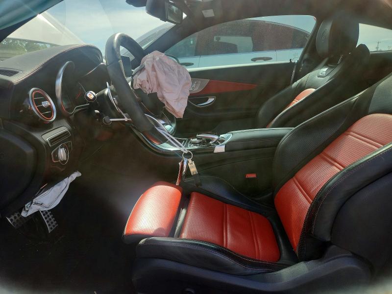 2017 Mercedes-benz C-klasse amg VIN WDDWJ8HB1HF510870 COPART salvage auction — FRONT END, Ct - Cert Of Title-Salvage, sold $9,600 on 2026-08-21 (photo 7)