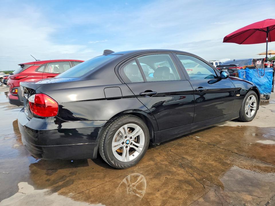 2008 BMW 3 series VIN WBAVA33528K054389 COPART salvage auction — SIDE, Tx - Certificate Of Title, sold $1,500 on 2026-07-25 (photo 3)