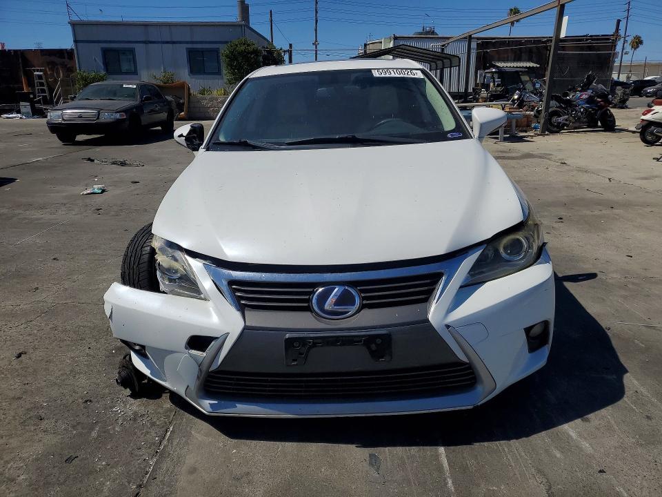 2014 Lexus Ct VIN JTHKD5BH8E2195899 COPART salvage auction — FRONT END, Ca - Salvage Certificate, sold $2,150 on 2026-07-22 (photo 5)