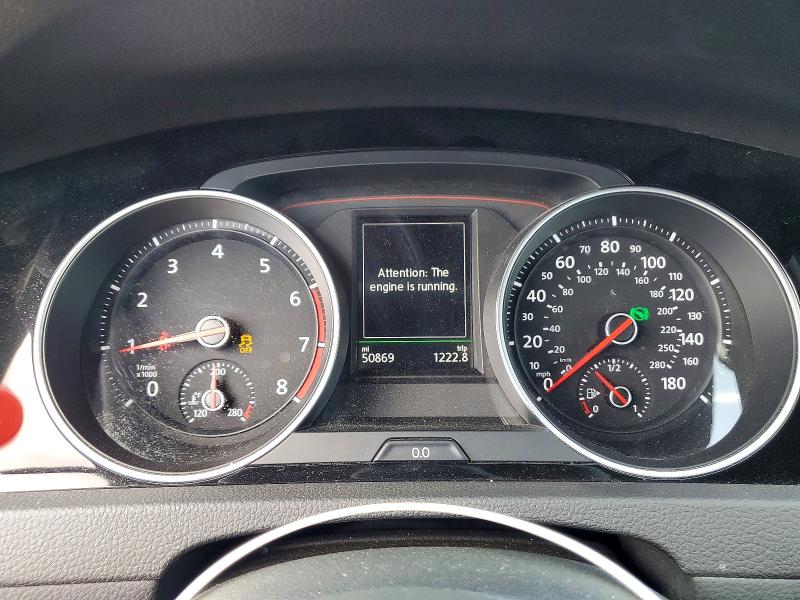 2020 Volkswagen Gti VIN 3VW6T7AUXLM010397 COPART salvage auction — MINOR DENT/SCRATCHES, Tx - Certificate Of Title, sold $9,500 on 2026-08-19 (photo 9)