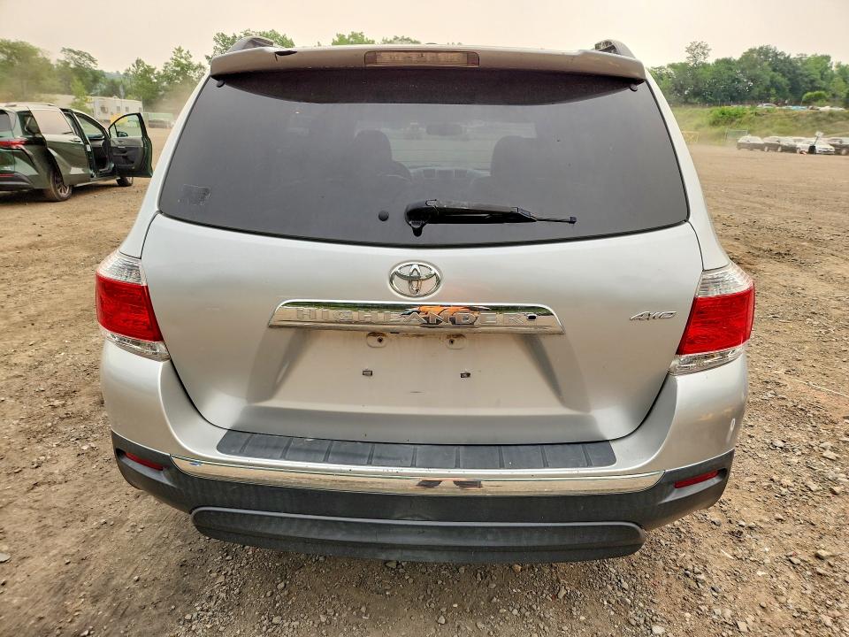 2012 Toyota Highlander VIN 5TDDK3EH0CS116473 COPART salvage auction — FRONT END, Ny - Mv-907A Salvage Certificate, sold $625 on 2026-07-23 (photo 6)