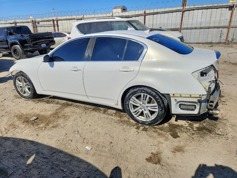 2011 Infiniti G37 VIN JN1CV6AP0BM305526 COPART salvage auction — STRIPPED, CA - DLR/DIS/EXP ONLY SALVAGE TITLE, sold $200 on 2026-07-13 (photo 2)