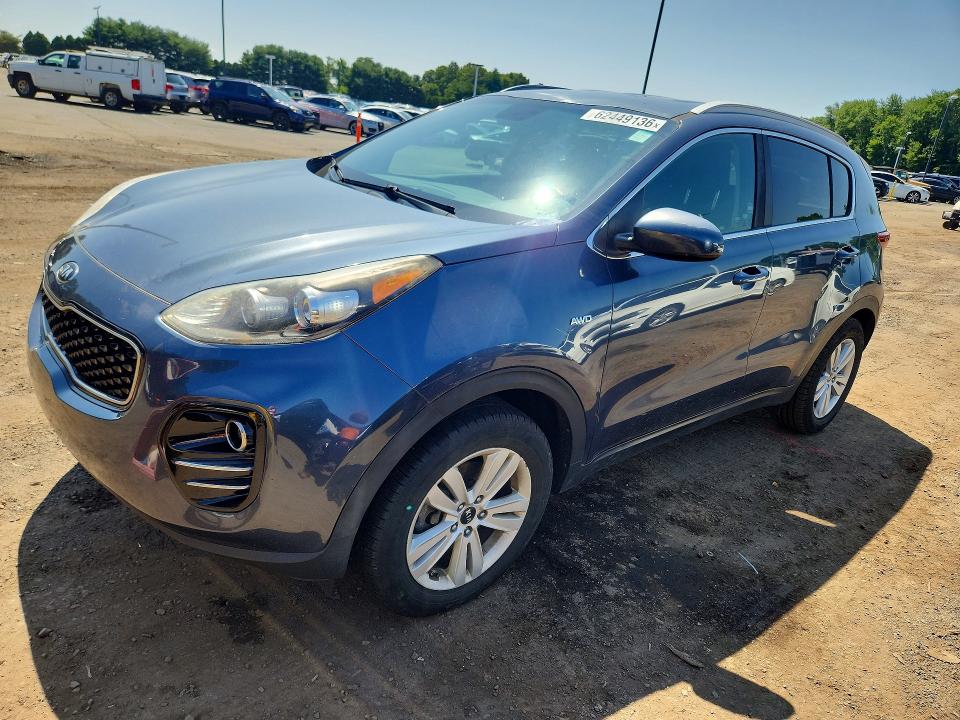 2018 Kia Sportage VIN KNDPMCAC9J7446329 COPART salvage auction — MINOR DENT/SCRATCHES, Ct - Certificate Of Title (P), sold $3,600 on 2026-07-27 (photo 1)