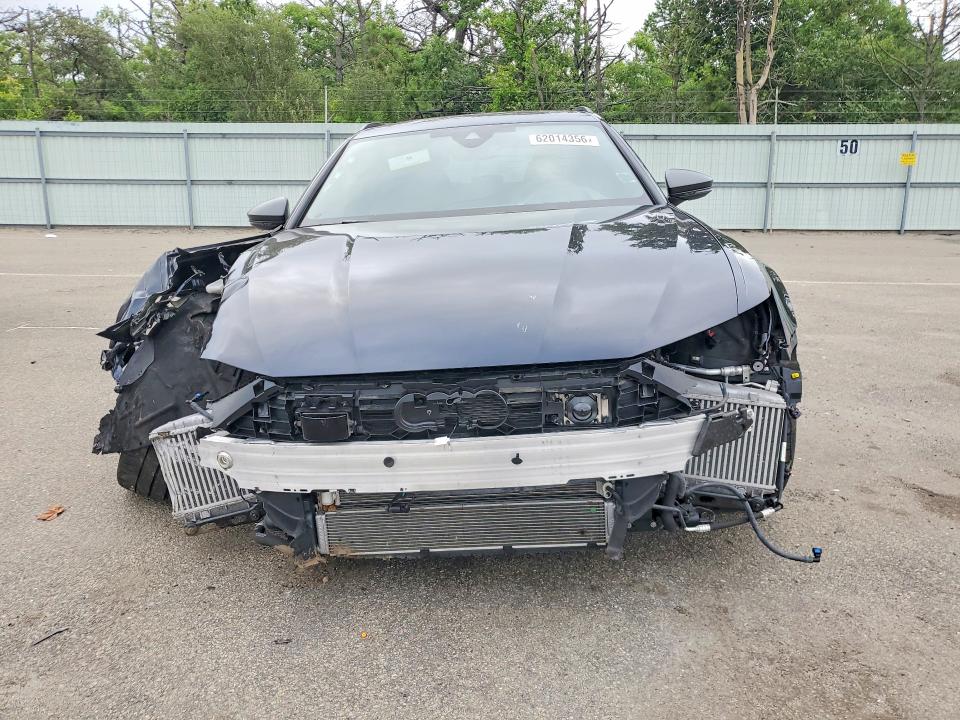 2025 Audi S6 VIN WUA1DBF26SN907521 COPART salvage auction — FRONT END, Ny - Mv-907A Salvage Certificate, sold $51,500 on 2026-08-03 (photo 5)