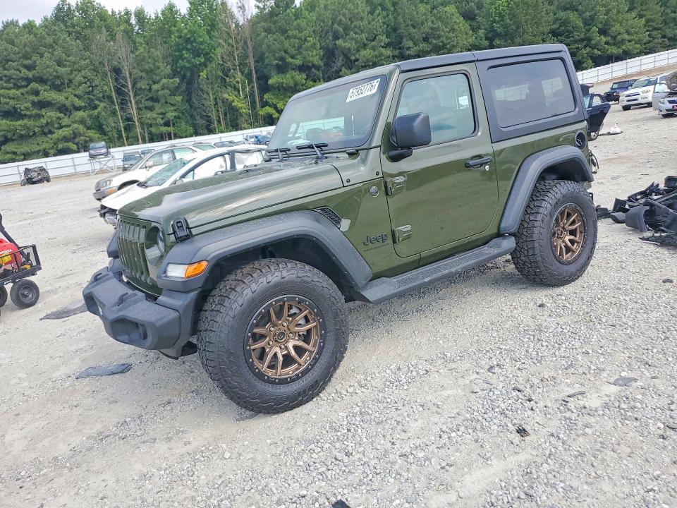 2023 Jeep Wrangler / VIN 1C4HJXAGXPW681554 COPART salvage auction — REAR END, Salvage Title, sold $550 on 2026-07-29 (photo 1)