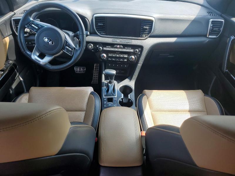 2021 Kia Sportage VIN KNDPRCA69M7874563 COPART salvage auction — SIDE, Va - Cert Of Title - Salvage, sold $4,200 on 2026-07-22 (photo 8)