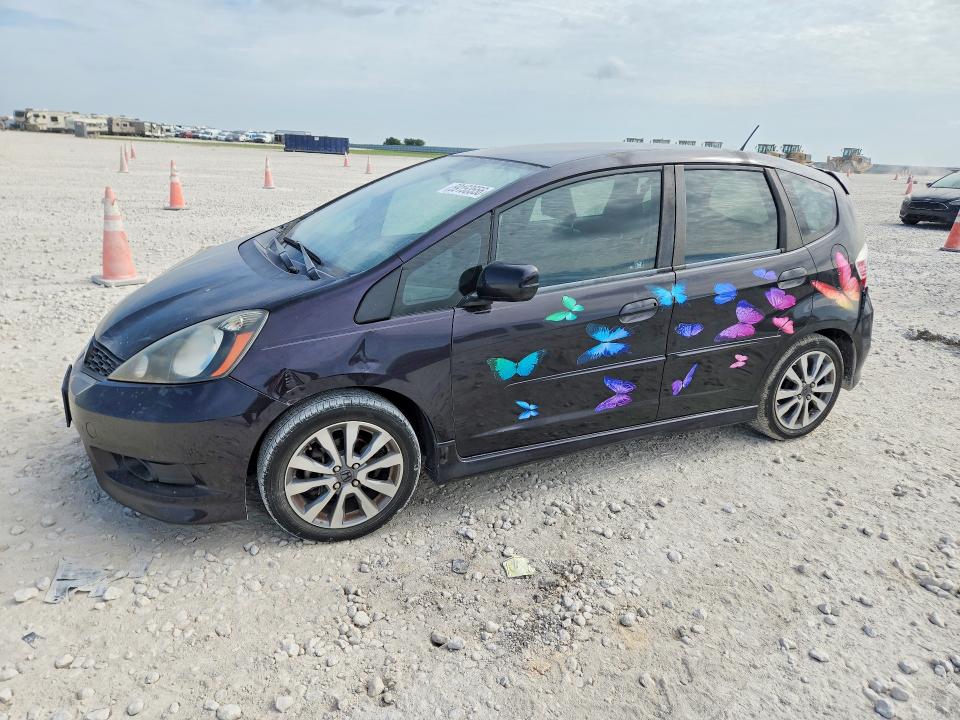 2013 Honda Fit VIN JHMGE8G53DC029995 COPART salvage auction — REAR END, Tx - Salvage Vehicle Title, sold $650 on 2026-07-23 (photo 1)