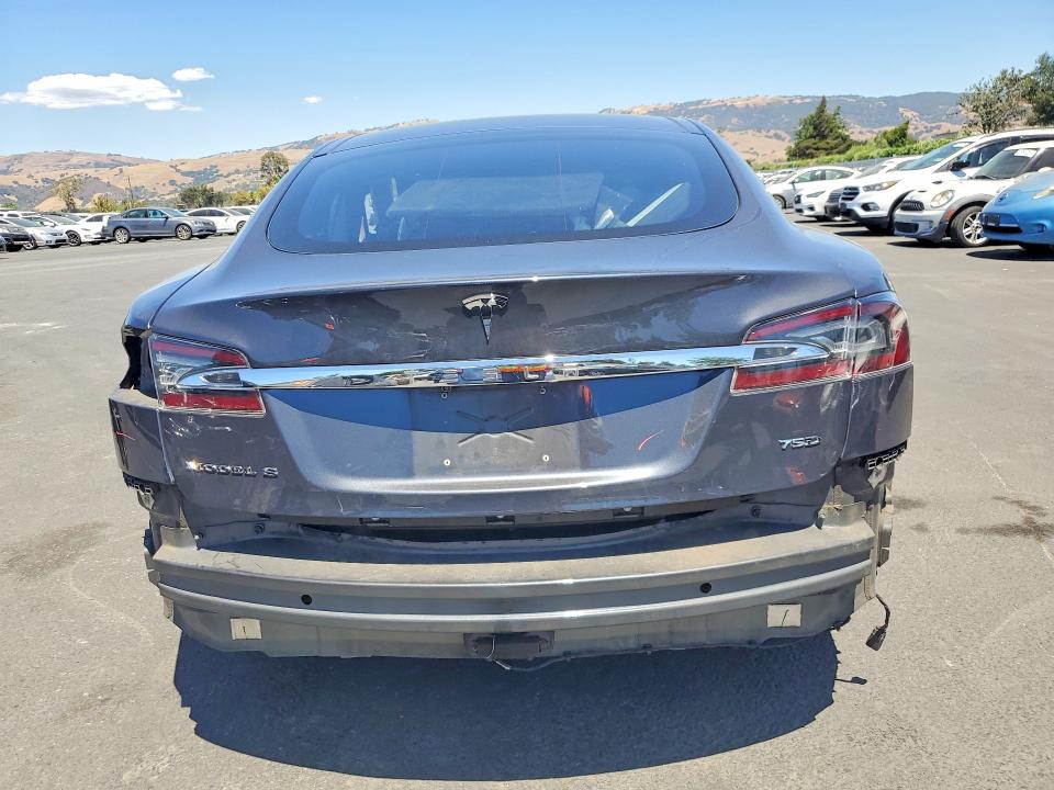 2016 Tesla Model s VIN 5YJSA1E2XGF153017 COPART salvage auction — FRONT END, CA - SALVAGE CERTIFICATE, sold $1,200 on 2026-07-21 (photo 6)