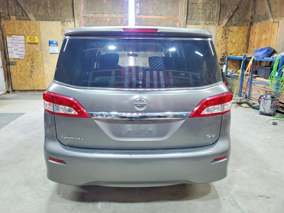 2014 Nissan Quest VIN JN8AE2KP6E9103653 COPART salvage auction — MINOR DENT/SCRATCHES, Sd - Non Public Clean Title, sold $150 on 2026-07-28 (photo 6)