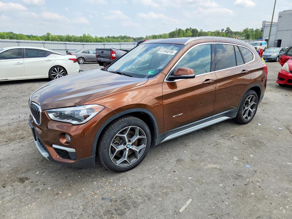 2017 BMW X1 VIN WBXHU7C3XH5H32940 COPART salvage auction — MINOR DENT/SCRATCHES, VA - CERTIFICATE OF TITLE, sold $2,550 on 2026-07-22 (photo 1)