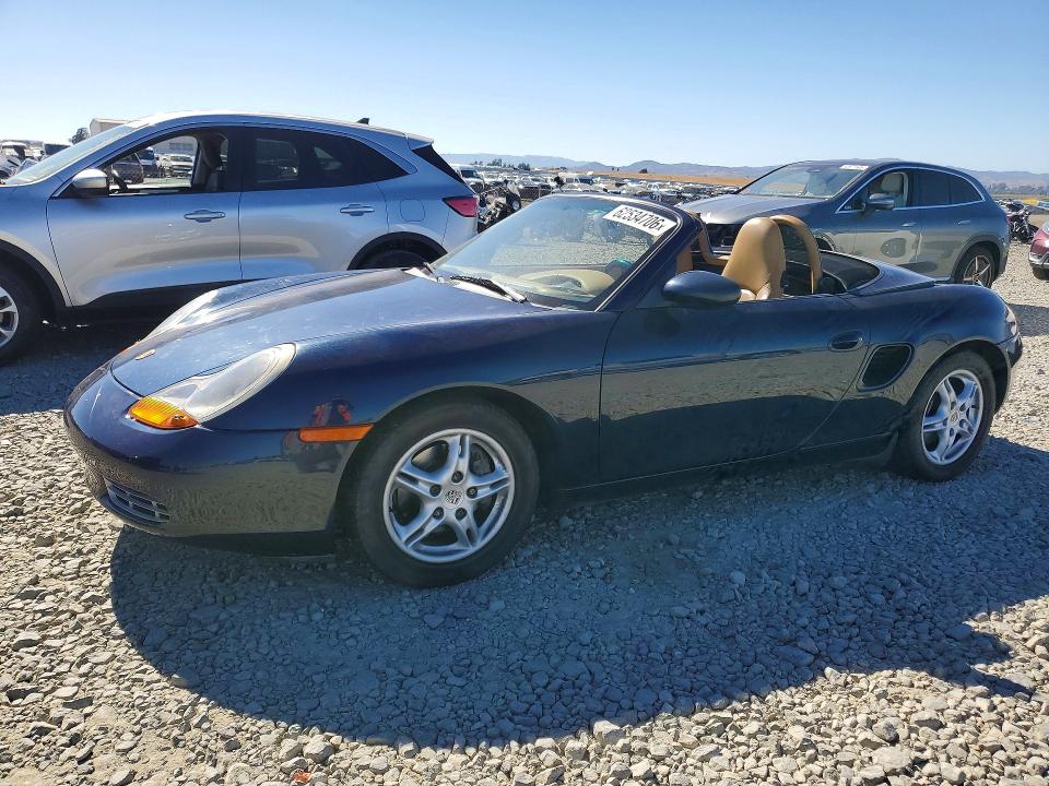 1999 Porsche Boxster VIN WP0CA298XXU621019 COPART salvage auction — MINOR DENT/SCRATCHES, CA - SALVAGE CERTIFICATE, sold $1,500 on 2026-08-10 (photo 1)