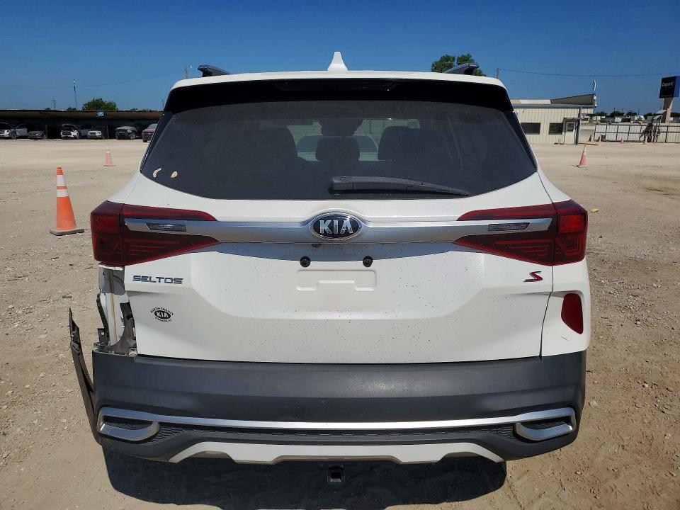 2021 Kia Seltos VIN KNDEUCAA2M7158632 COPART salvage auction — REAR END, Salvage Title, sold $5,900 on 2026-07-22 (photo 6)