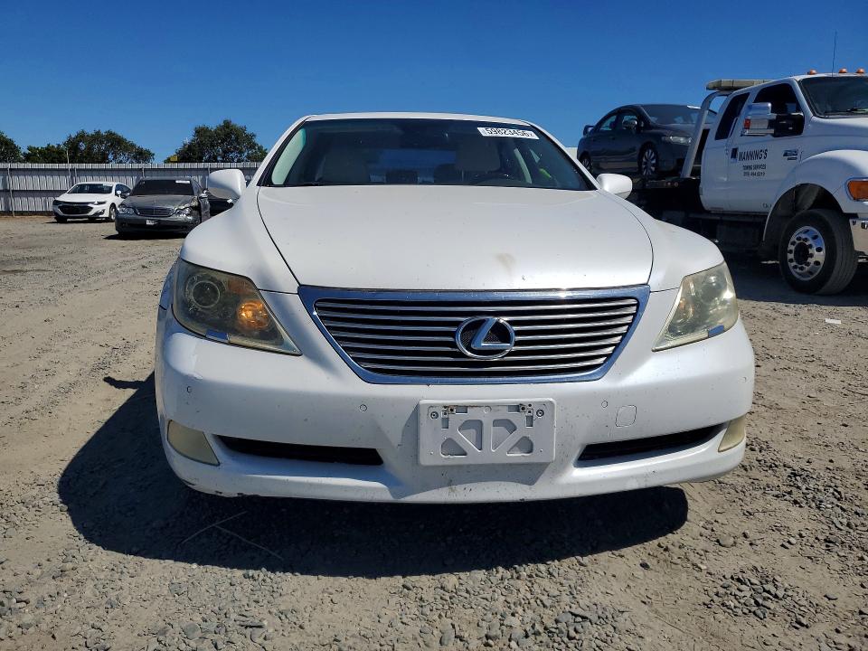 2008 Lexus Ls 460 VIN JTHBL46F785067193 COPART salvage auction — FRONT END, CA - DIS/DLR/EXP ONLY CLEAN TITLE, sold $900 on 2026-07-09 (photo 5)