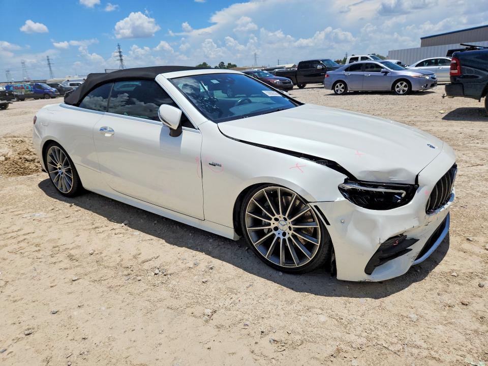 2021 Mercedes-benz E-klasse amg VIN W1K1K6BB8MF162046 COPART salvage auction — FRONT END, Tx - Salvage Vehicle Title, sold $2,100 on 2026-07-24 (photo 4)