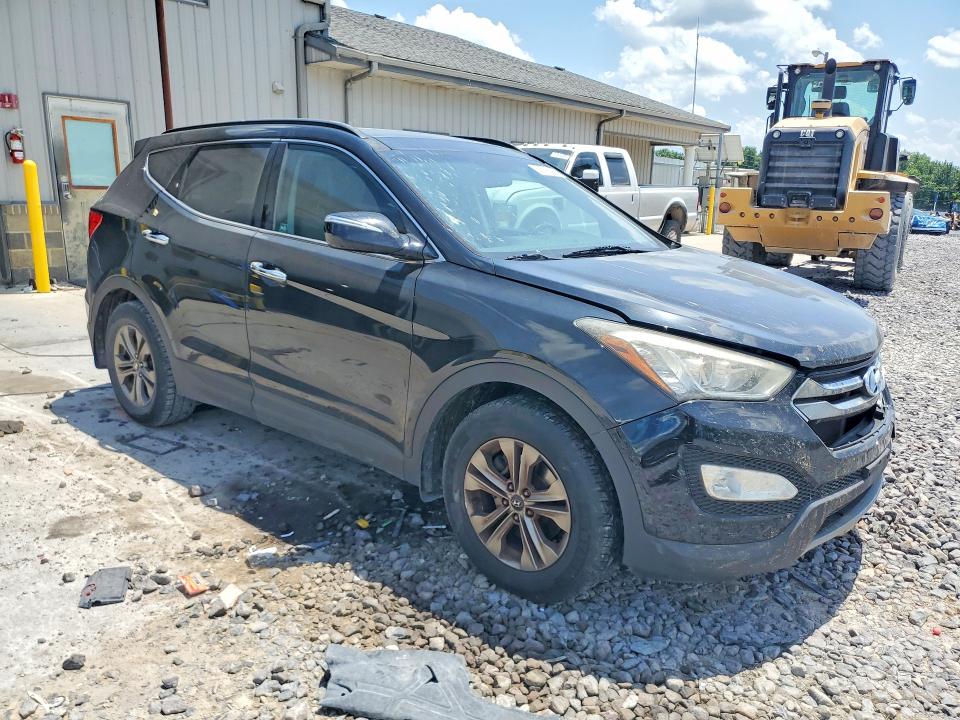 2014 Hyundai Santa fe VIN 5XYZU3LB3EG172714 COPART salvage auction — FRONT END, Il - Salvage Certificate, sold $90 on 2026-07-28 (photo 4)