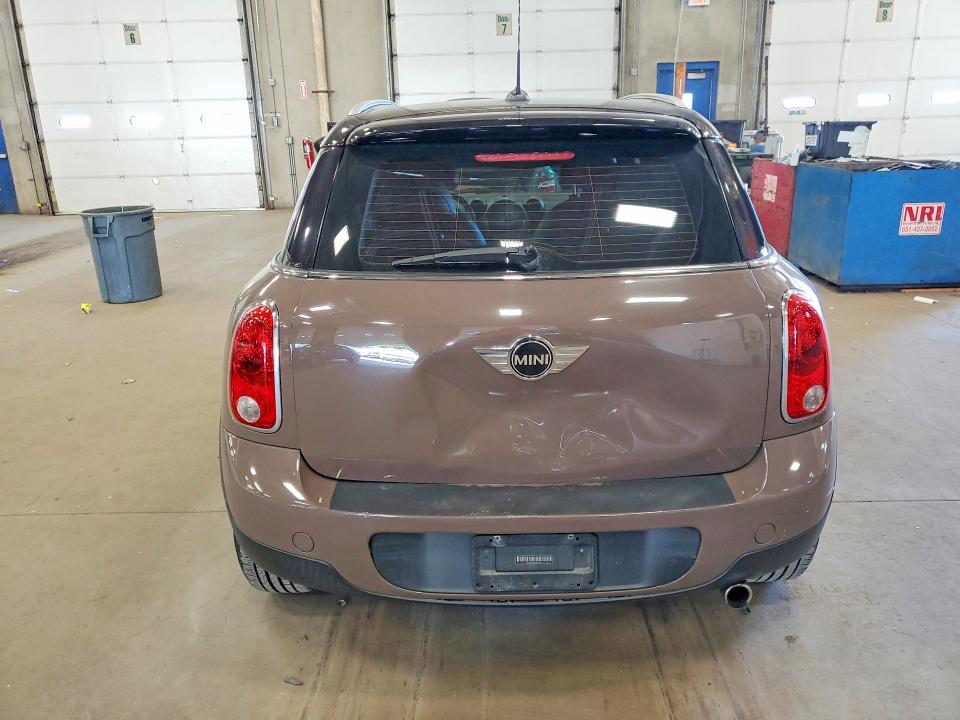 2012 Mini Cooper VIN WMWZB3C50CWM03422 COPART salvage auction — REAR END, Mn - Cert Of Title-Prior Salvage, sold $300 on 2026-07-21 (photo 6)