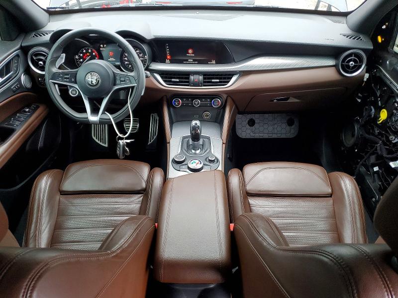 2018 Alfa romeo Stelvio VIN ZASFAKNN9J7C26805 COPART salvage auction — FRONT END, Ct - Cert Of Title-Salvage, sold $950 on 2026-07-23 (photo 8)