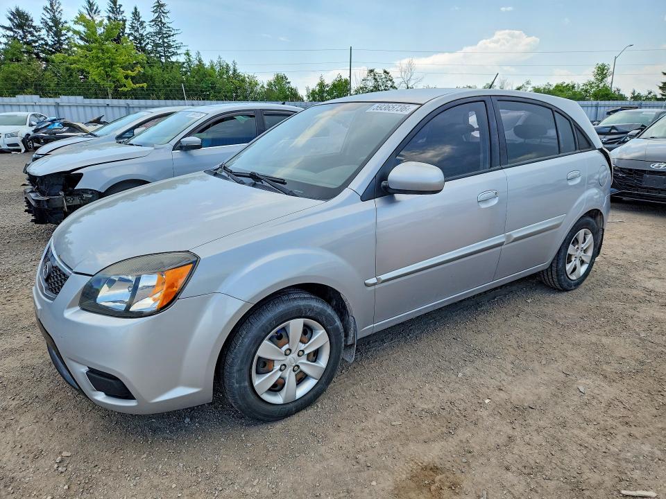 2011 Kia Rio VIN KNADH5B34B6839452 COPART salvage auction — REAR END, ON - PERMIT SALVAGE, sold $250 on 2026-07-16 (photo 1)