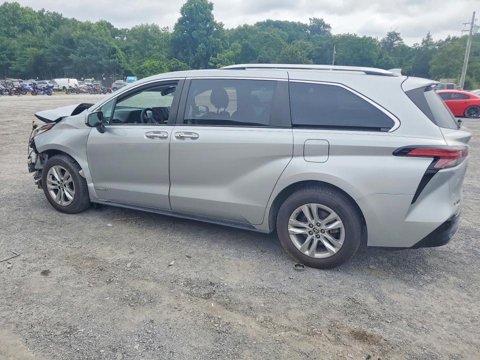 2021 Toyota Sienna VIN 5TDZSKFC9MS005148 COPART salvage auction — FRONT END, Pa - Certificate Of Salvage, sold $375 on 2026-07-23 (photo 2)