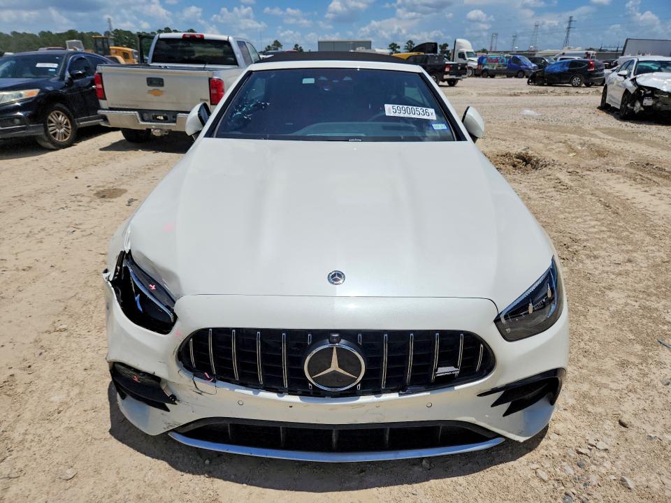 2021 Mercedes-benz E-klasse amg VIN W1K1K6BB8MF162046 COPART salvage auction — FRONT END, Tx - Salvage Vehicle Title, sold $2,100 on 2026-07-24 (photo 5)