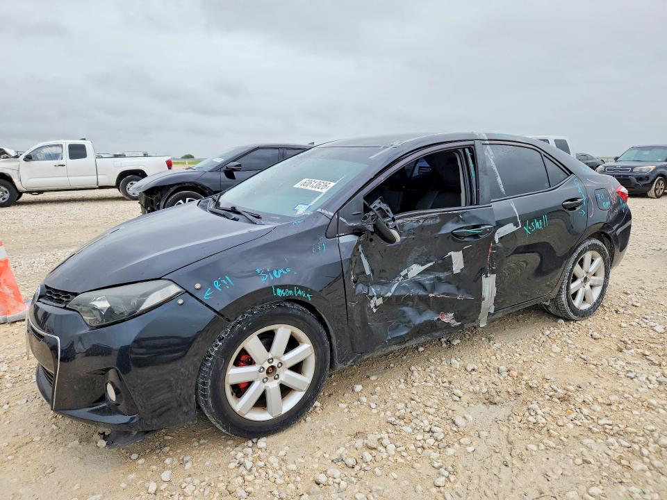 2016 Toyota Corolla VIN 5YFBURHE5GP528263 COPART salvage auction — SIDE, Tx - Salvage Vehicle Title, sold $1,750 on 2026-07-23 (photo 1)