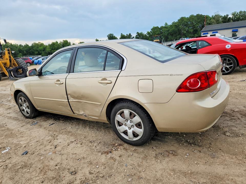 2007 Kia Optima VIN KNAGE123775146788 COPART salvage auction — SIDE, Fl - Cert Of Title Slvg Rebuildable, sold $450 on 2026-07-17 (photo 2)