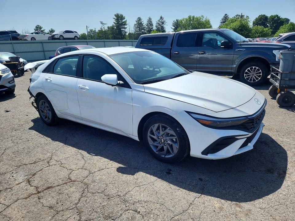 2024 Hyundai Elantra VIN KMHLM4DG5RU781051 COPART salvage auction — REAR END, Pa - Certificate Of Salvage, sold $5,600 on 2026-07-17 (photo 4)