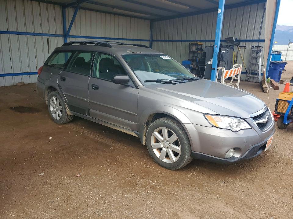 2008 Subaru Outback VIN 4S4BP61CX87342358 COPART salvage auction — HAIL, Co - Certificate Of Title, sold $1,000 on 2026-08-03 (photo 4)