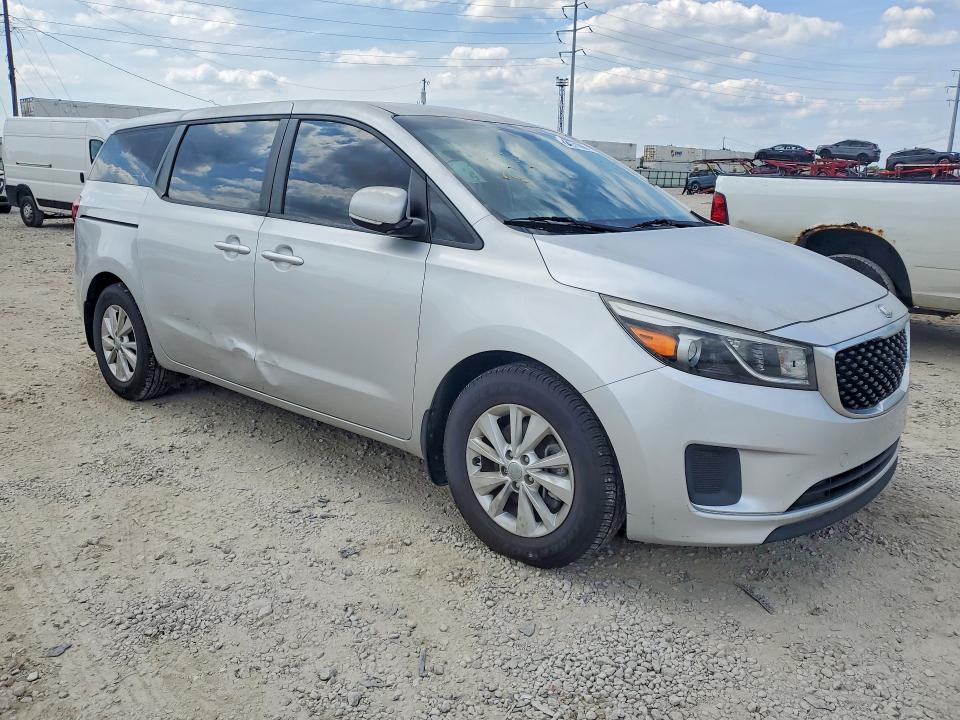 2017 Kia SEDONA VIN KNDMA5C18H6261174 COPART salvage auction — FRONT END, Oh - Certificate Of Title (P), sold $3,800 on 2026-07-21 (photo 4)