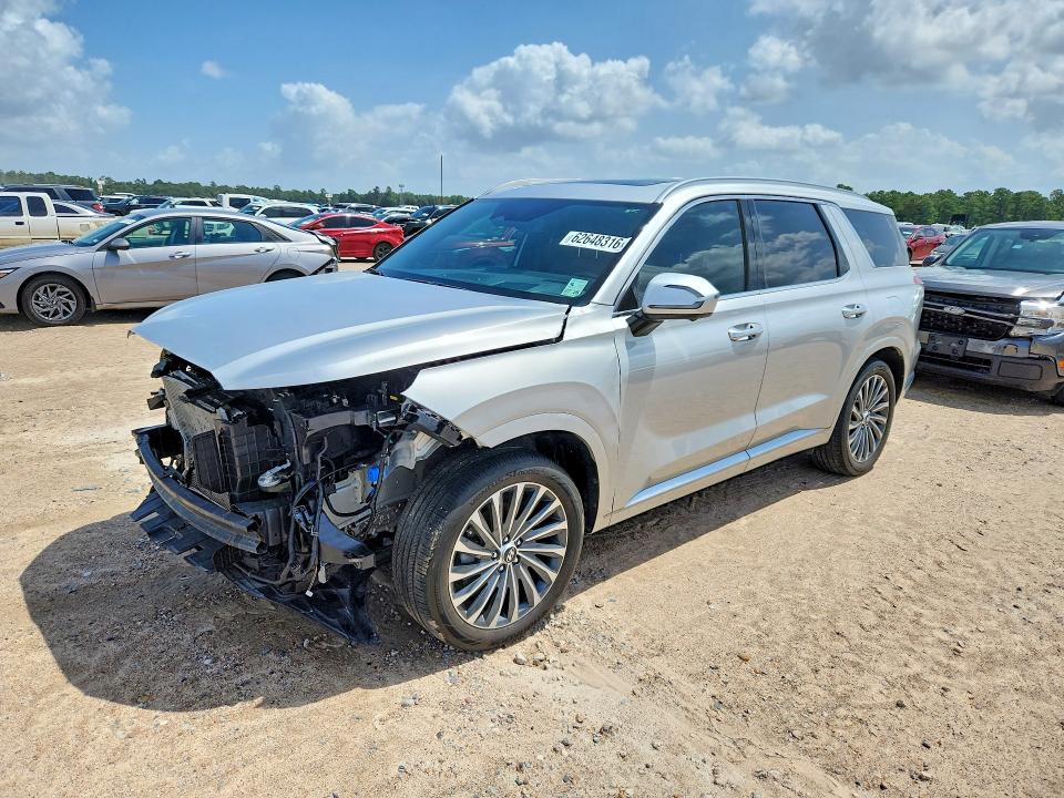 2024 Hyundai Palisade VIN KM8R7DGE8RU768290 COPART salvage auction — FRONT END, La - Cert Of Title-Salvage, sold $125 on 2026-07-28 (photo 1)