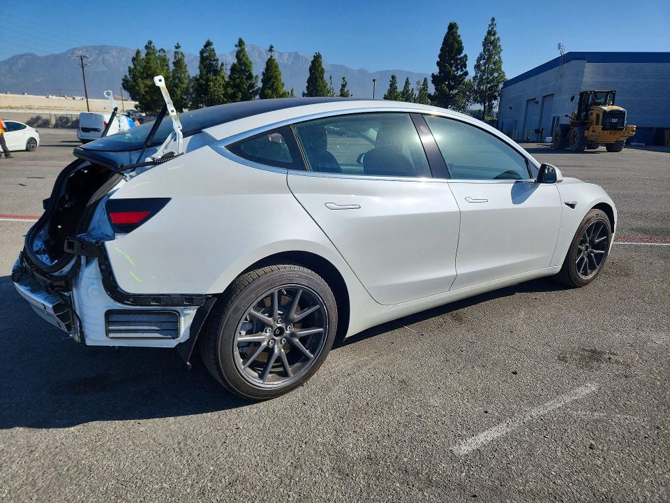 2020 Tesla Model 3 VIN 5YJ3E1EB5LF619732 COPART salvage auction — REAR END, Ca - Salvage Certificate, sold $4,900 on 2026-07-16 (photo 3)