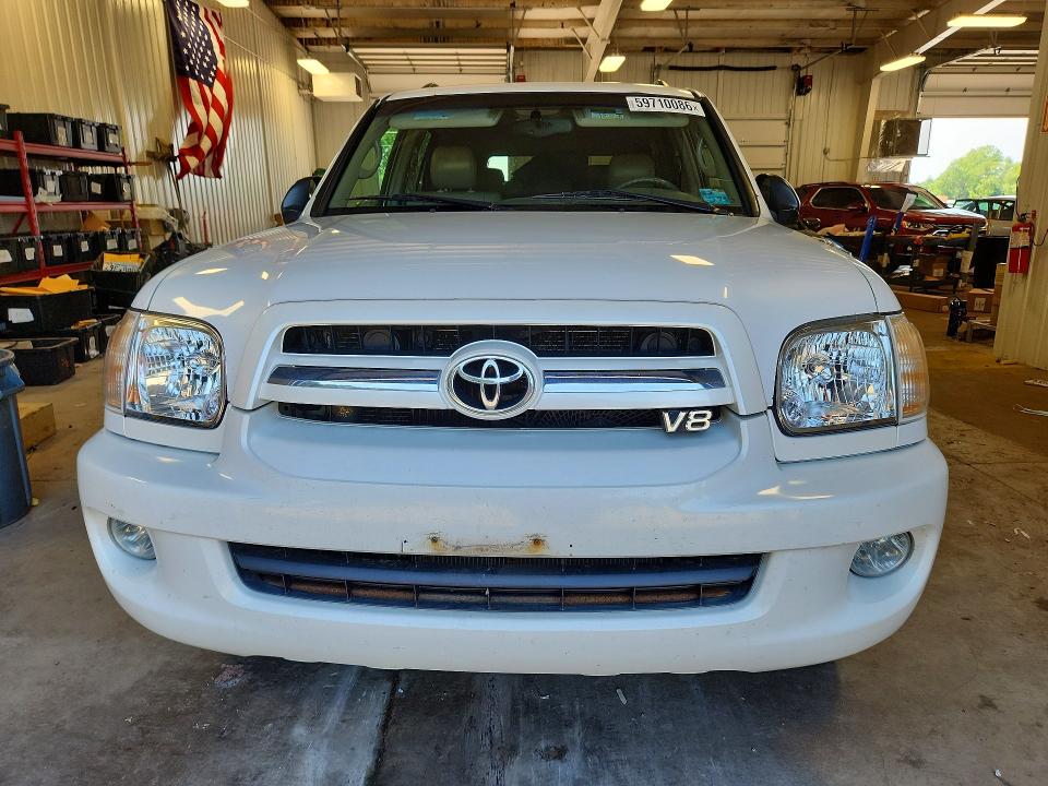 2005 Toyota Sequoia VIN 5TDBT48A25S250154 COPART salvage auction — UNDERCARRIAGE, Mn - Certificate Of Title, sold $1,200 on 2026-07-09 (photo 5)