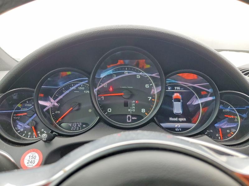 2018 Porsche Cayenne VIN WP1AA2A28JKA07635 COPART salvage auction — SIDE, Ca - Salvage Certificate, sold $7,000 on 2026-07-22 (photo 9)