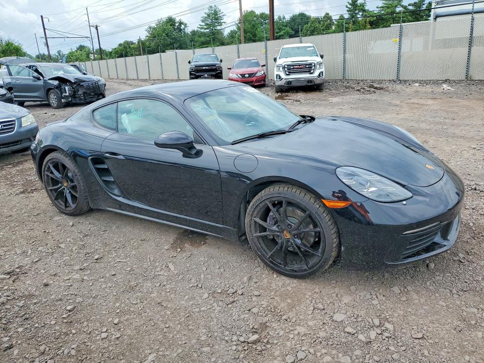 2021 Porsche Cayman VIN WP0AA2A80MS260491 COPART salvage auction — ALL OVER, PA - CERTIFICATE OF SALVAGE, sold $29,250 on 2026-08-17 (photo 4)
