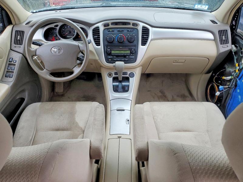 2004 Toyota Highlander VIN JTEEP21A340065303 COPART salvage auction — FRONT END, Ma - Cert Of Title-Salvage, sold $525 on 2026-07-09 (photo 8)