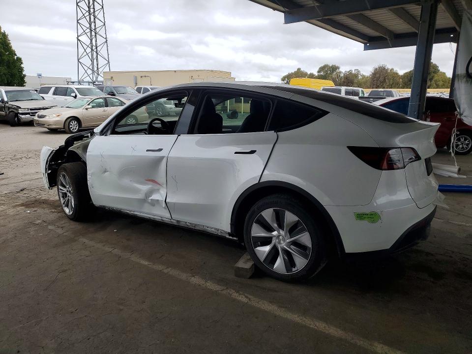 2023 Tesla Model y VIN 7SAYGDEEXPF742575 COPART salvage auction — FRONT END, CA - SALVAGE CERTIFICATE, sold $6,400 on 2026-07-16 (photo 2)