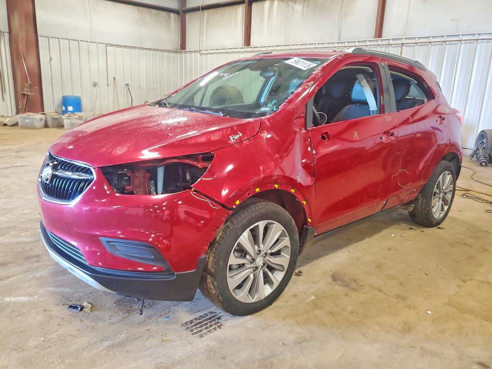 2019 Buick Encore VIN KL4CJESB2KB705891 COPART salvage auction — VANDALISM, Mi - Certificate Of Title, sold $4,050 on 2026-07-10 (photo 1)