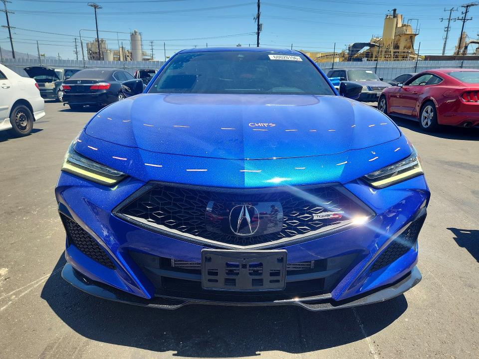 2023 Acura Tlx VIN 19UUB7F93PA002647 COPART salvage auction — REAR END, CA - SALVAGE CERTIFICATE, sold $17,300 on 2026-07-29 (photo 5)