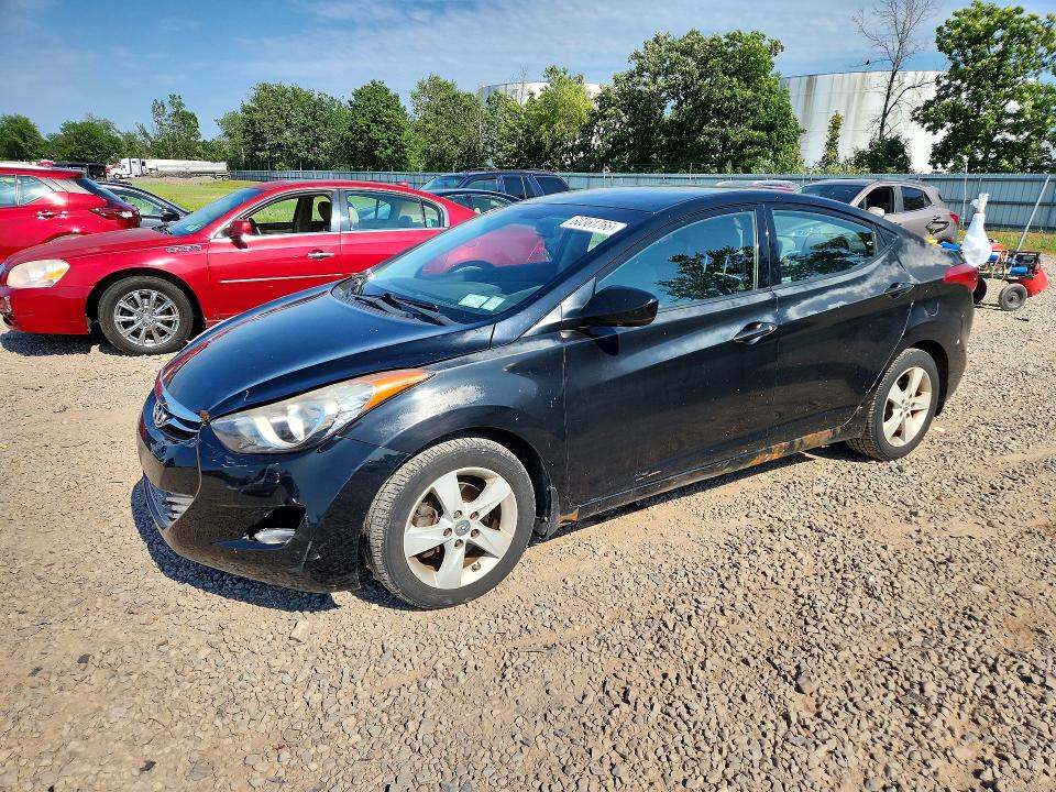 2013 Hyundai Elantra VIN KMHDH4AE6DU903615 COPART salvage auction — SIDE, Ny - Mv-907A Salvage Certificate, sold $500 on 2026-07-20 (photo 1)