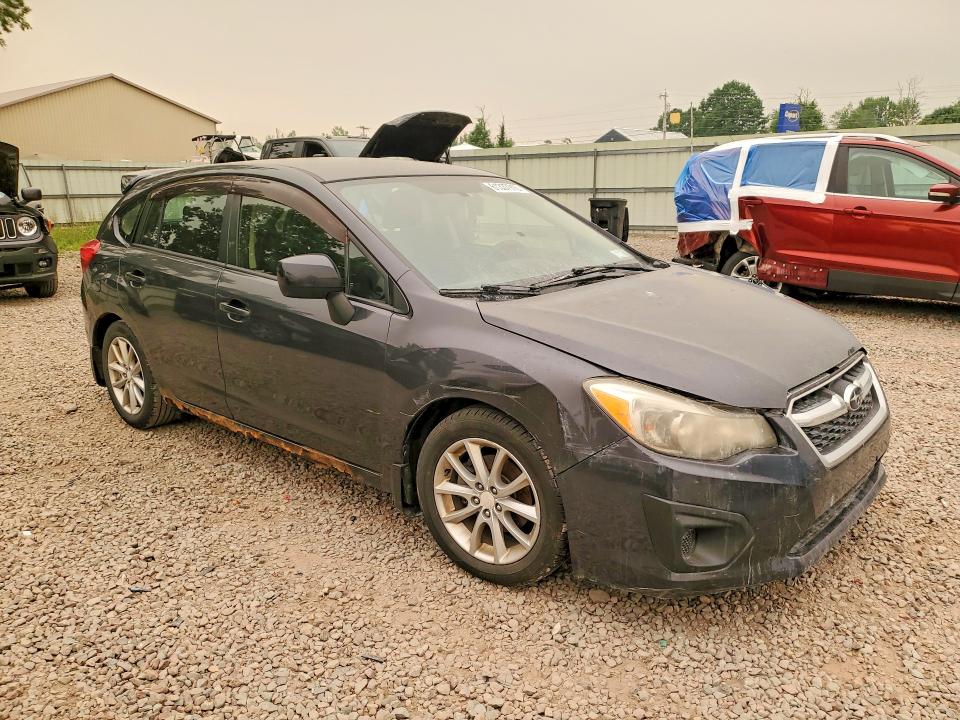 2012 Subaru Impreza VIN JF1GPAC69CH226775 COPART salvage auction — ENGINE BURN, Ny - Mv-907A Salvage Certificate, sold $400 on 2026-07-27 (photo 4)