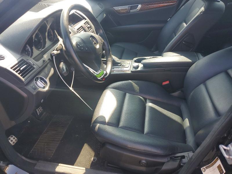 2011 Mercedes-benz C class VIN WDDGF8BB8BR139615 COPART salvage auction — FRONT END, CT - CERT OF TITLE-SALVAGE, sold $525 on 2026-08-07 (photo 7)