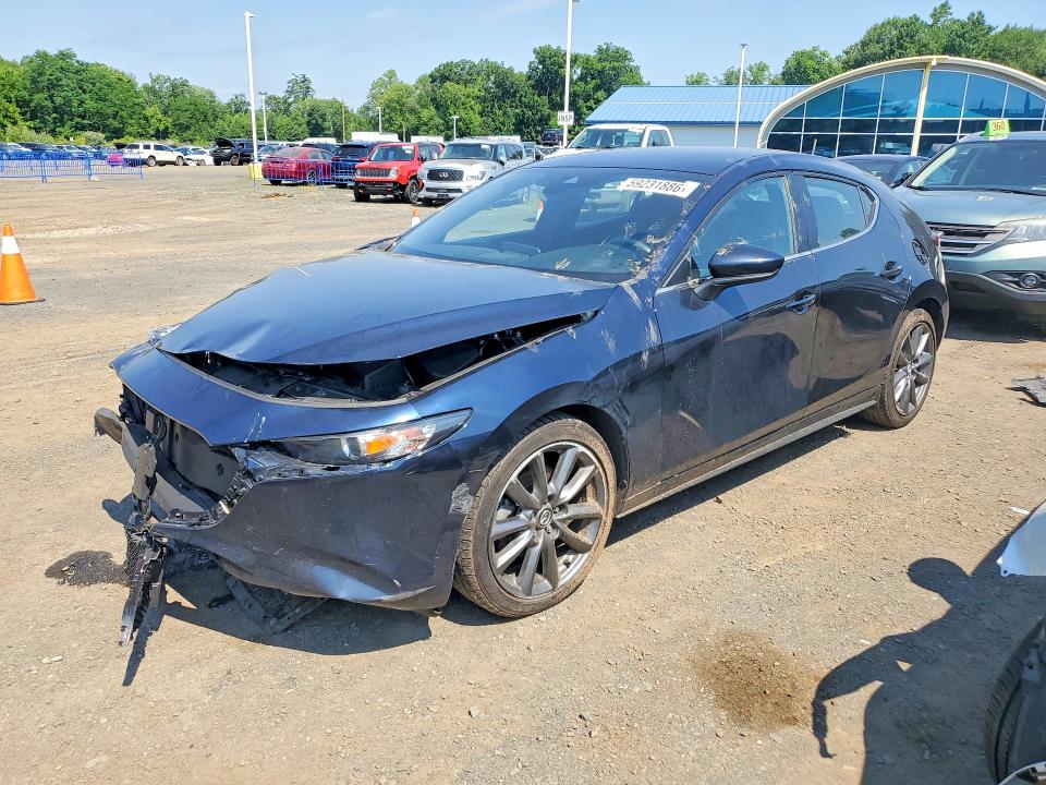 2020 Mazda 3 VIN JM1BPBMMXL1164710 COPART salvage auction — FRONT END, Ct - Cert Of Title-Salvage, sold $475 on 2026-07-23 (photo 1)