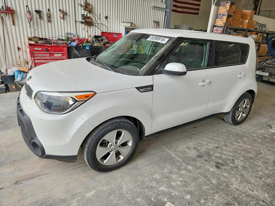 2015 Kia Soul VIN KNDJN2A20F7170506 COPART salvage auction — HAIL, Ne - Cert Of Title-Salvage, sold $1,000 on 2026-07-21 (photo 1)