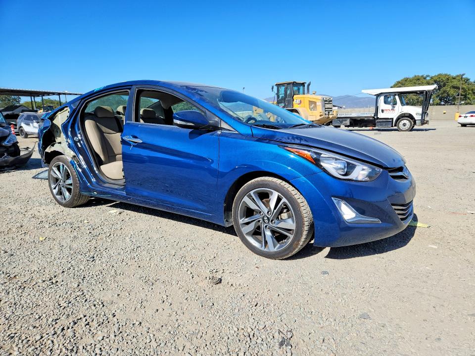 2015 Hyundai VIN KMHDH4AEXFU425198 COPART salvage auction — REAR END, Ca - Salvage Certificate, sold $1,400 on 2026-07-24 (photo 4)