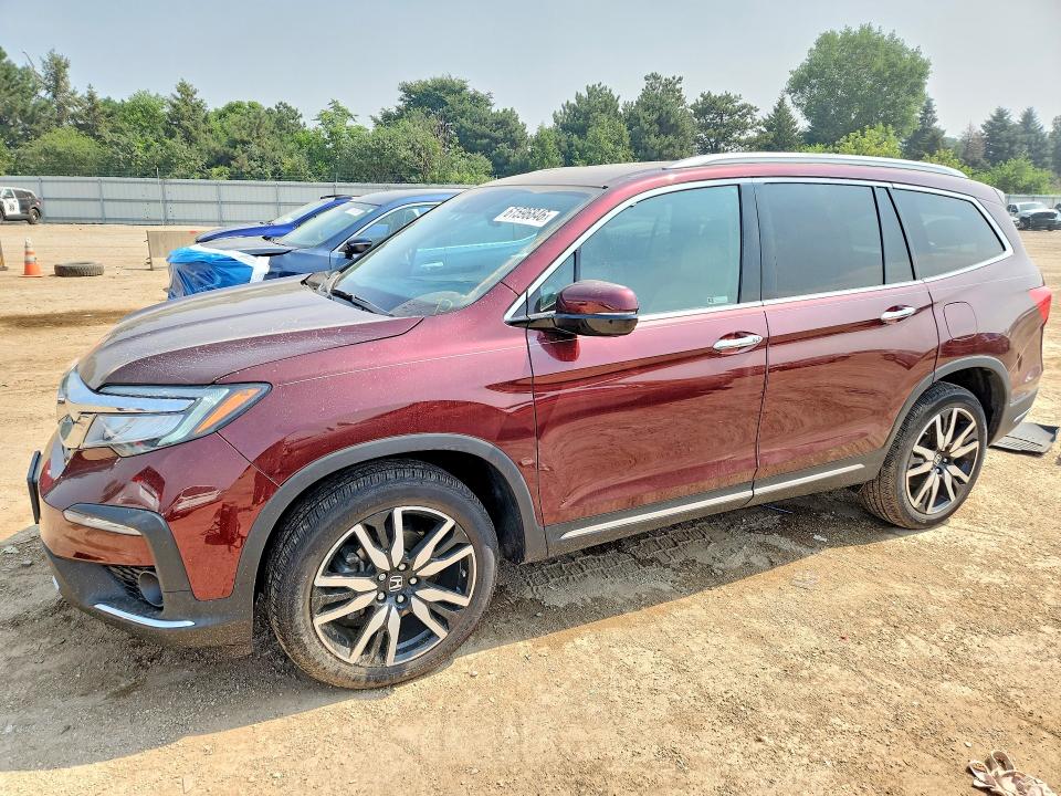 2019 Honda Pilot VIN 5FNYF6H07KB092835 — COPART salvage auction photo