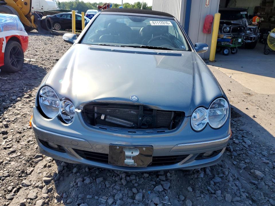 2007 Mercedes-benz Clk-klasse VIN WDBTK56F57F219056 COPART salvage auction — FRONT END, Pa - Certificate Of Salvage, sold $400 on 2026-07-29 (photo 5)