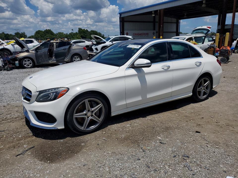 2016 Mercedes-benz C-klasse VIN WDDWF4KBXGR130345 COPART salvage auction — UNDERCARRIAGE, Fl - Cert Of Title Slvg Rebuildable, sold $4,650 on 2026-08-04 (photo 1)